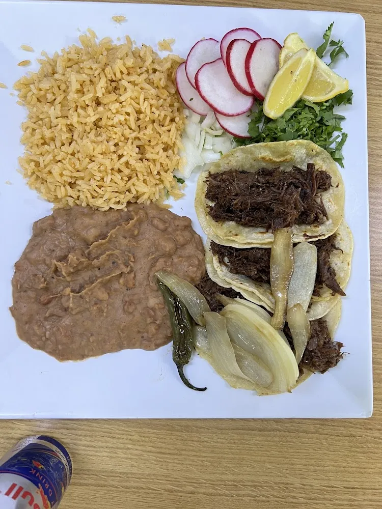 Barbacoa Taco Plate